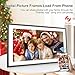Digital Picture Frame 15 Inch Large Frameo Digital Photo Frame，32GB, 1920 * 1080 IPS HD Touch Screen, Electronic Picture Frame IPS Touch Screen with Auto-Rotate, Frameo Digital Frame WiFi