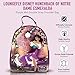 Loungefly Disney Hunchback of Notre Dame Esmeralda Purple Mini Double Strap Shoulder Bag, Debossed with Embroidered Flowers