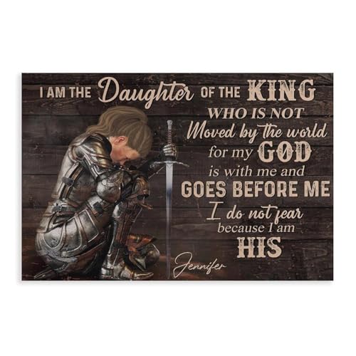 IADNG Poster sur toile The King's Daughter - Décoration de chambre à coucher - 40 x 60 cm