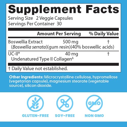 Doctor's Best Boswellia + UC-II Supplement