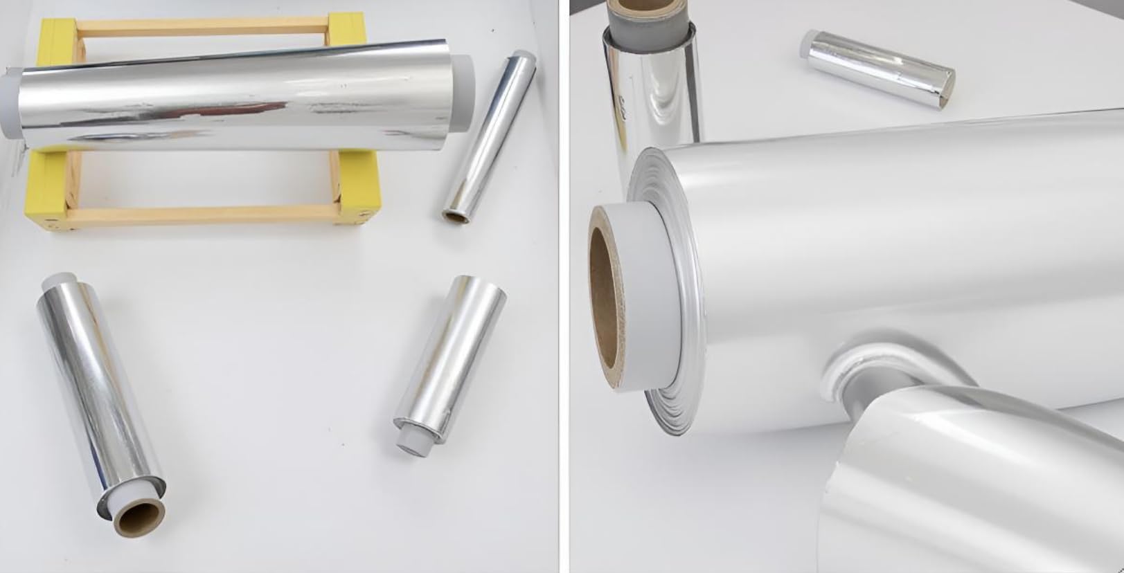 Rollo Papel Aluminio Industrial, Rollos de Uso Profesional, Ideal para Hostelería, Restauración, Catering, Cocina, Peluquería (40x300 metros)