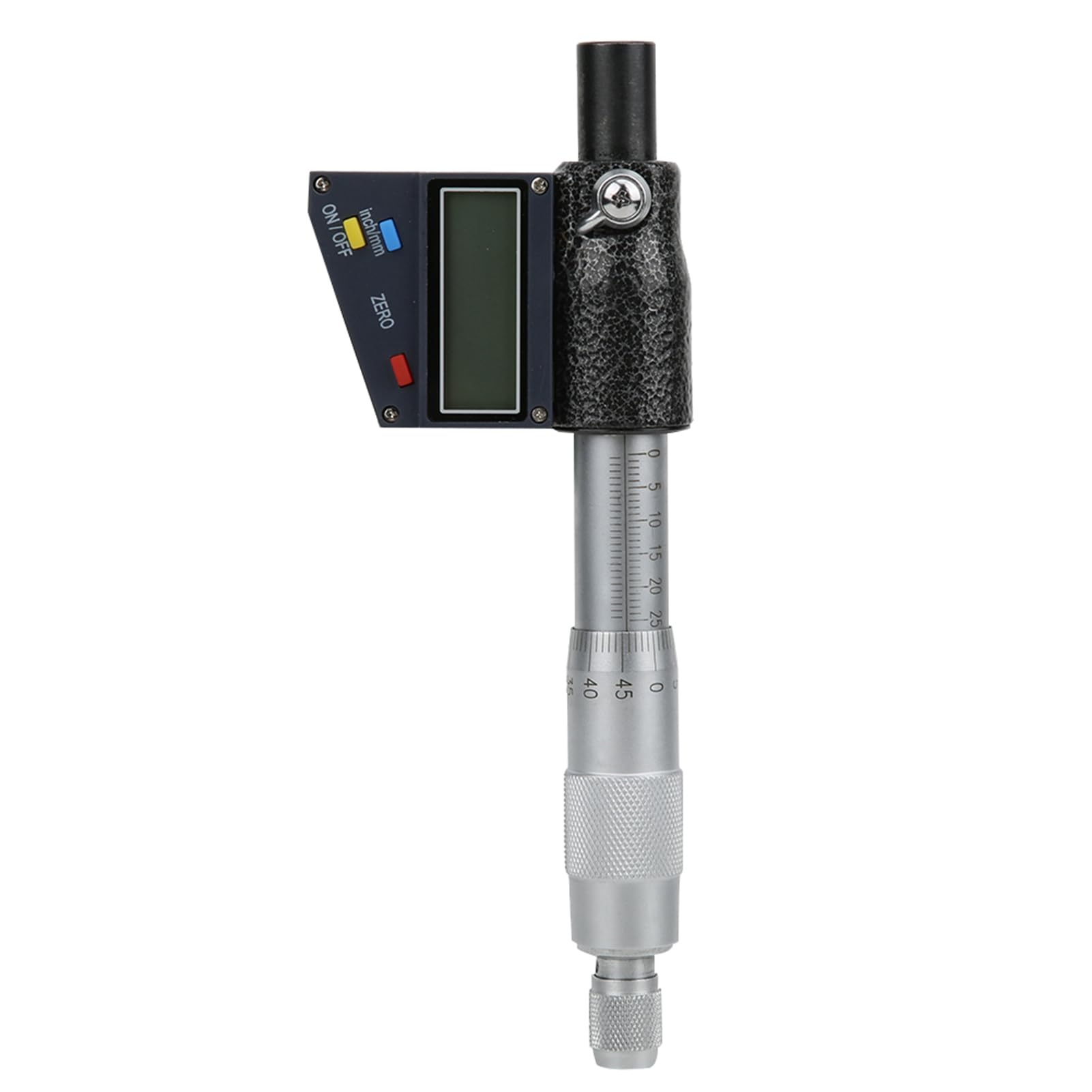 Domary Cabezal de Micrómetro Digital de Carburo Cementado, Herramienta Medición Alta Precisión para Profesionales, Diseño Ergonómico Conveniente 0-25 Mm (0-25 mm)