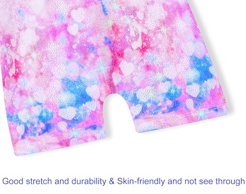 Image of Domusgo Gymnastics Leotards for Girls Sparkly One Piece Biketard Size 1-10Y