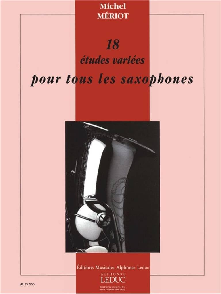 18 ?tudes Vari?es: Pour Tous Les Saxophones      Paperback – January 1, 2000