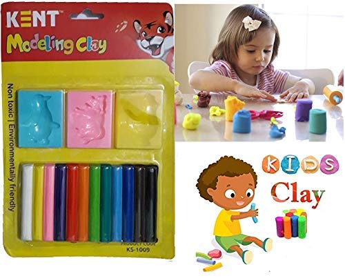 AAINAA Clay for Kids to Play with Moulds Clay for Art and Craft Kid Clay Set Multicolor Doh Clay for Kids