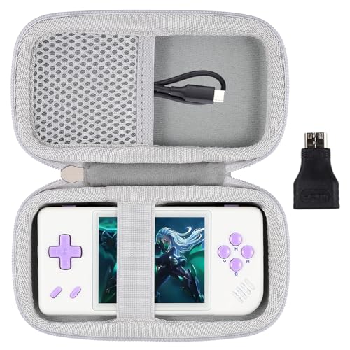Ya en mundofriki.es: Khanka Consola de Juegos portátil Retro RG28XX Estuche rígido de EVA, Cubierta de Almacenamiento con 1 Adaptador HDMI, Compatible con Pantalla IPS RG28XX Retro de 2,83 Pulgadas, Solo Estuche