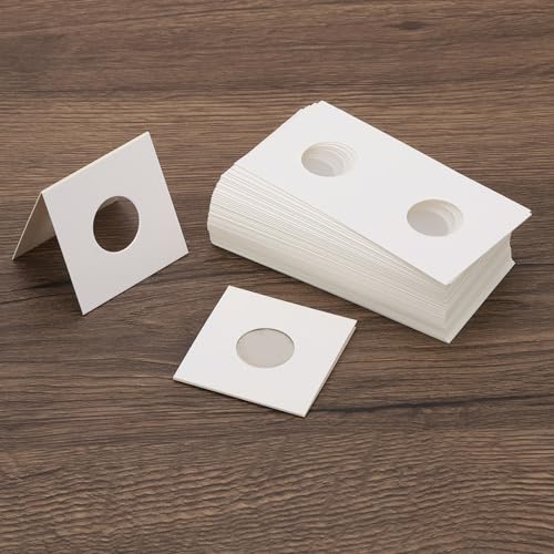 Paquete de 500 Fundas para Monedas en Cartón Blanco 2x2 miniatura 6