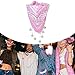 Bandana For Women Bachelorette Party Cowboy Bandana Fashion Neck Scarf For Female Kerchief Bride Shawl Disco Party Multifunctional Headband