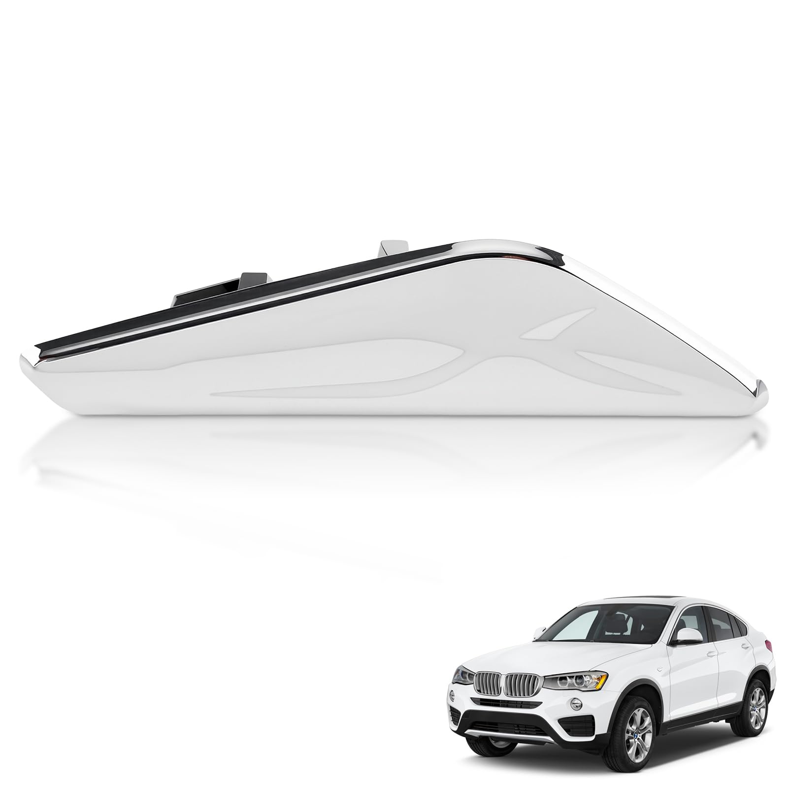 Amazon.com: AUTOKAY Left Driver Side Fender Chrome Emblem Moulding