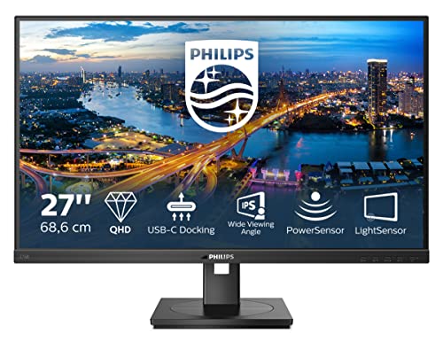 Philips Monitor 276b1 De 68 Cm 27 Pulgadas Qhd, Hdmi, Displayport, Usb-C, Rj45, Hub Usb, 2560 X 1440, 75 Hz, Freesync, Tiempo De Respuesta De 4 Ms , Color Negro Philips Monitor 276b1 De 68 Cm 27 Pulgadas Qhd, Hdmi, Displayport, Usb-C, Rj45, Hub Usb, 2560 X 1440, 75 Hz, Freesync, Tiempo De Respuesta De 4 Ms , Color Negro