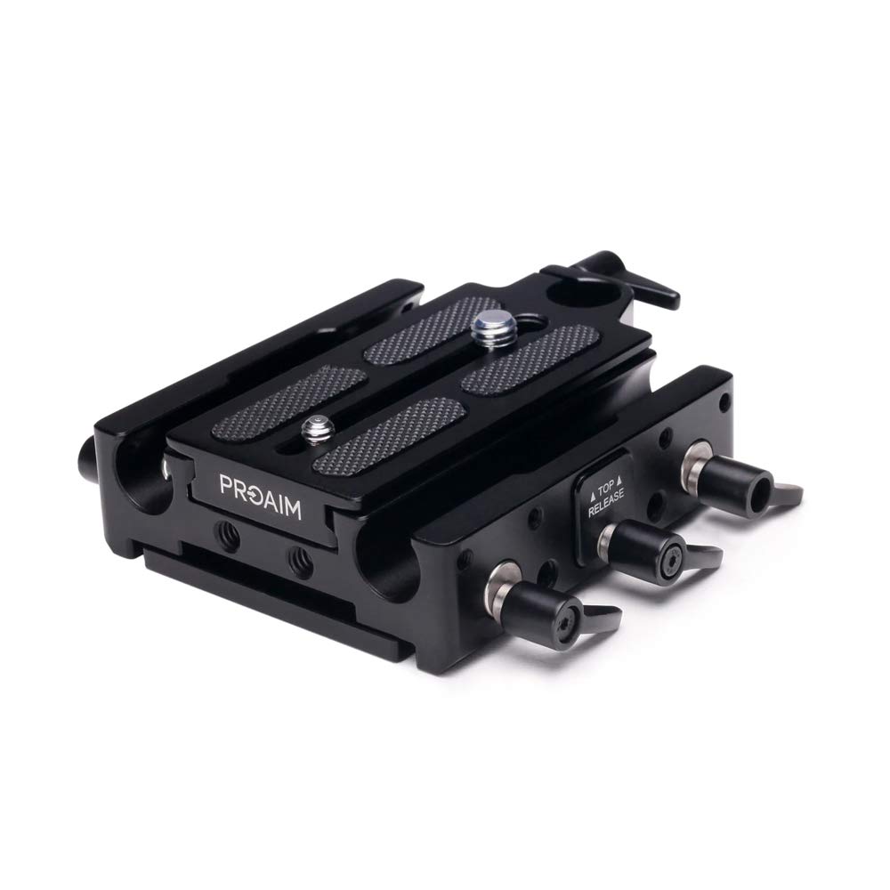 Piastra Base A Sgancio Rapido Proaim 19 Mm Con Coda Di Rondine (Standard ARRI) Per Fotocamera - Foto 2