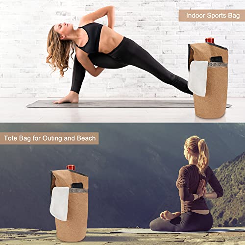 WIOR-Yoga-Mat-Bag-Cork-Yoga-Mat-Carrier-Stylish-Yoga-Mat-Tote-with-Pockets-Bag-Carrying-Bag-for-Yoga-Mat-and-Accessories-for-Women-Men-35-x-135-inch