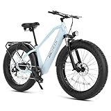 【ANCHEER Latest Fat Tire Electric Bike】Vector frequency conversion controller with 0.1-second updates for efficient performance and 10% energy savings. Digital display shows bike status for easy monitoring 【Certified Safety and Quality】: ANCHEER is U...