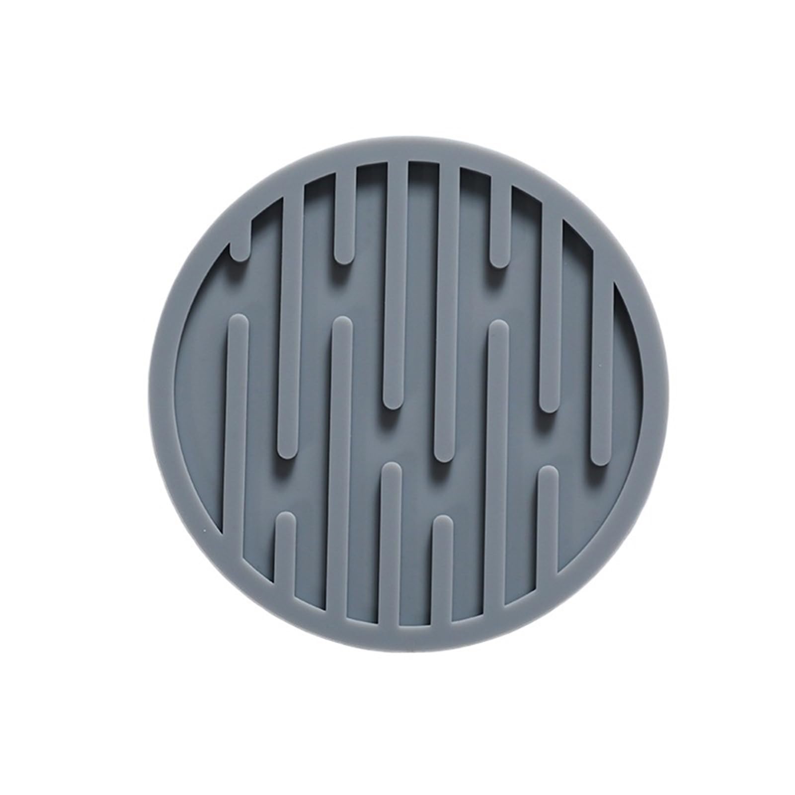10Pcs 10cm Silicone Coasters Round Heat Resistant Rubber Tea Cup Mat Drink Coffee Mug Glass Beverage Holder Pad for Cap(Color2)