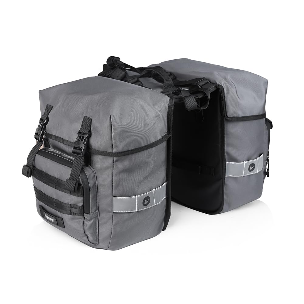 Amazon.co.jp: Rhinowalk自転車パニアバッグ 40L ダブルパニアバッグ