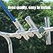 Marinebaby (2X) 316 Stainless Tournament Style Boat Fishing Holder Clamp on Fishing Rod Holder for Boat 1-1/4