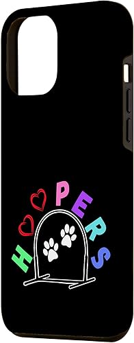 Miniatura 2 de iPhone 12 Pro Max Dog Agility Dog Hoopers - Hoopers with hearts Case