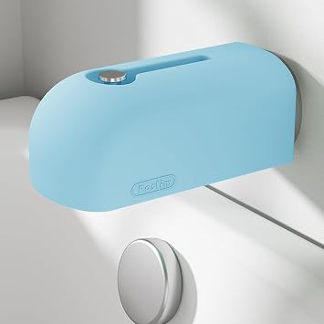 Bathtub Faucet Cover, Soft Silicone Bath Faucet Cover for Kids, Bath Spout Cover for Tub, Faucet Cover for Bathtub Safety, Toddler Bath Tub Spout Protector Cover, Universal Fit Blue