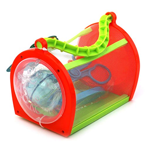 Kids Critter Cage Bug Catcher Tools Set - Scoopers, Tweezers, Maze - Back Yard Insect Cage Kit with 2 GosuToys Stickers - Thumbnail 5