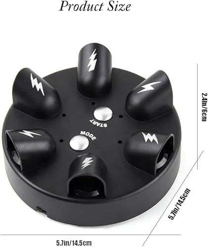 Miniatura 6 de YEIBOBO ! Juego de fiesta de ruleta de choque, juego de azar eléctrico, juego de fiesta interesante, juego de choque de dedo, regalo de fiesta para