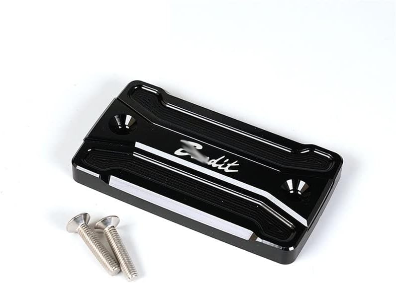 Motorcycle Fluid Reservoir Cap Front Brake Clutch Master Cylinder Cover/Fit For SUZUKI Bandit 650 S650 1200 1250 S Motorbike Accessories & Parts (Color : 1 pair black)