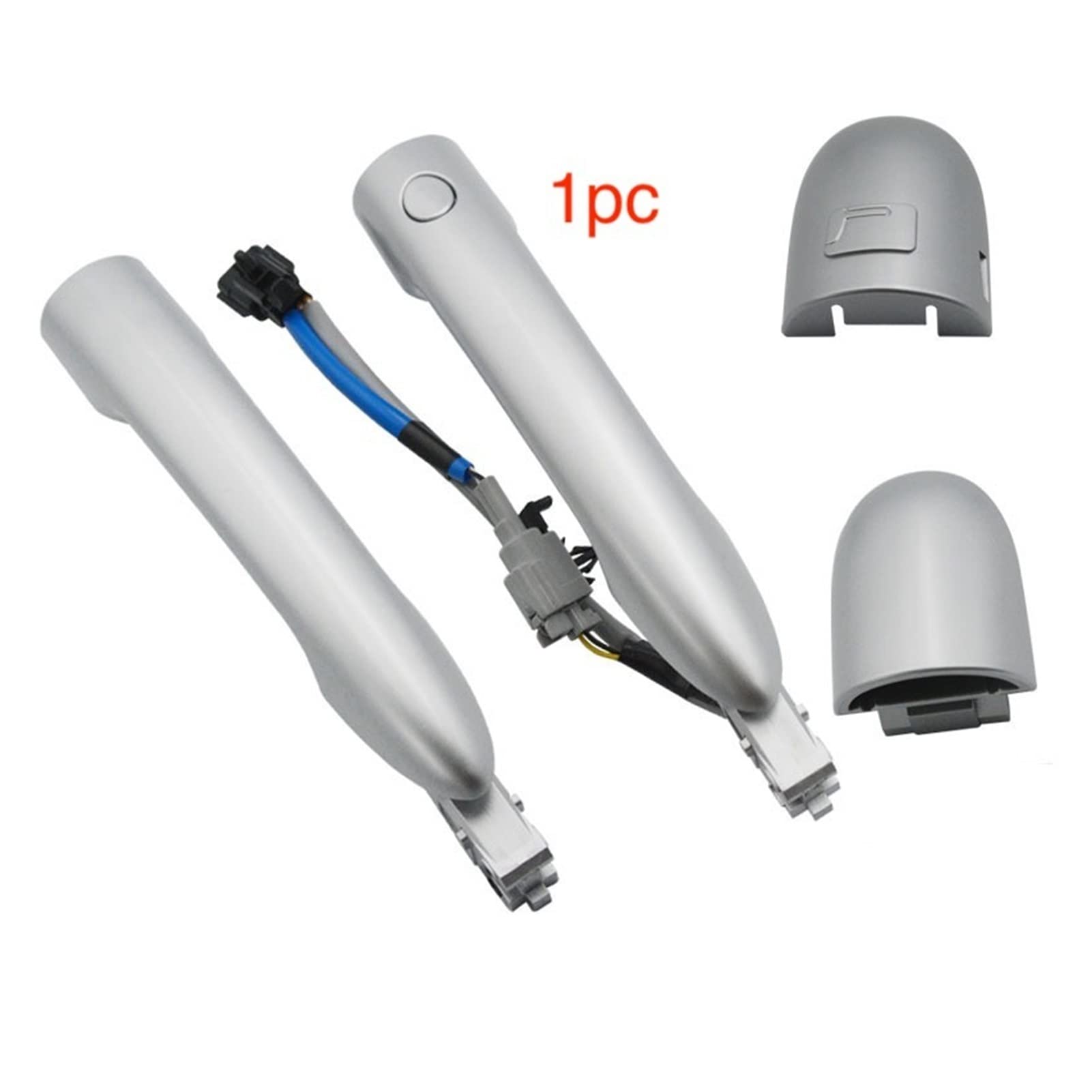 Couvercle De Poignée De Porte Gauche Pour Renault Koleos (2009-2018) - Plastique Argent - Installation Plug & Play - 4