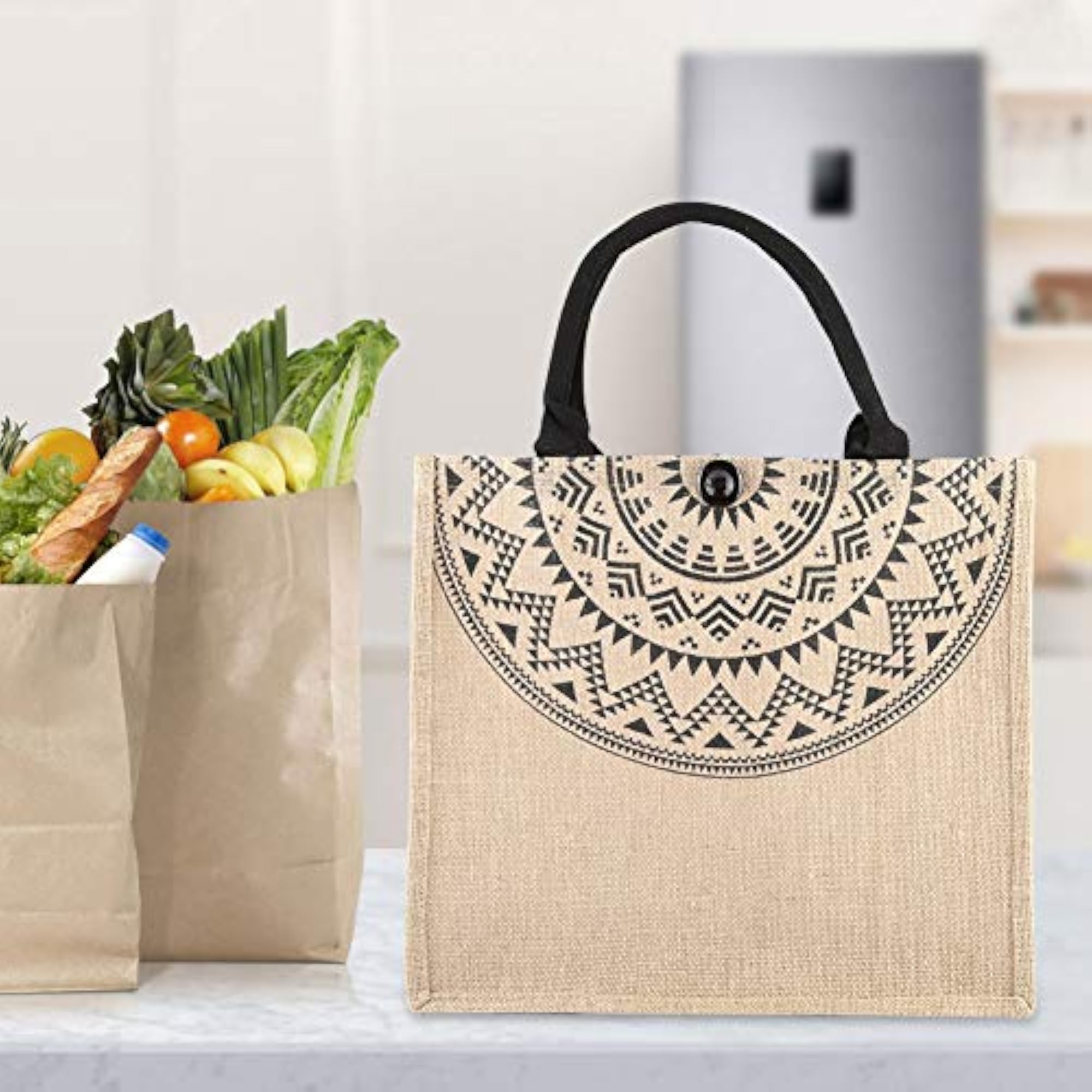 Lightweight Gunny Bag for Travel and Shopping