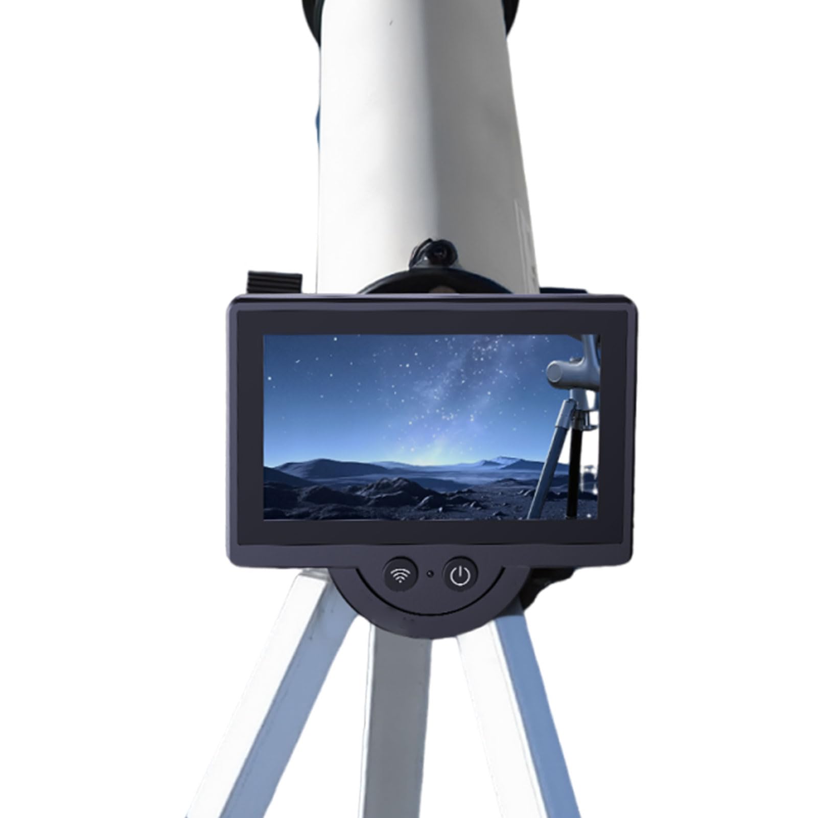 Denash WiFi Elektronisches Okular 4,3-Zoll-Display Teleskopkamera Echtzeitanzeige Astronomie Mikroskopie