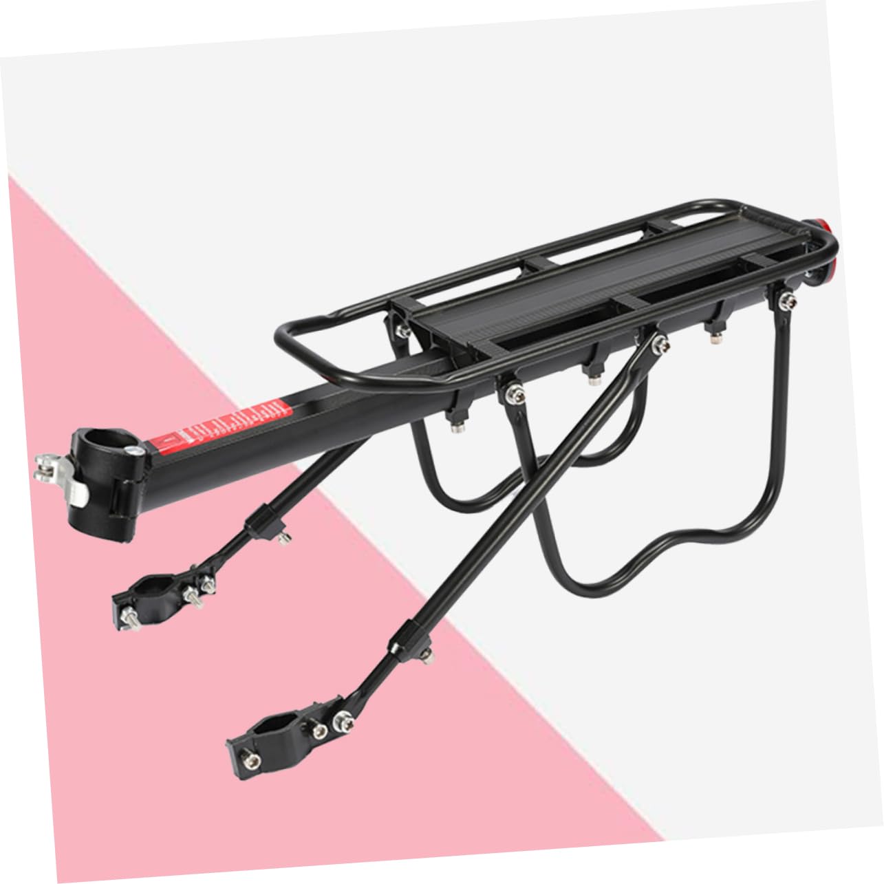 WOONEKY Tylny Bagażnik Rowerowy Bagażnik Na Rower Górski Tylna Podstawka Uchwyt Na Rower Bagażnik Rowerowy Tylna Półka Rowerowa