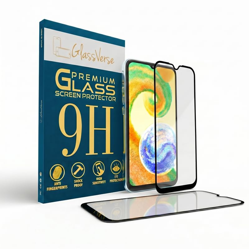 Image of GlassVerse 9H Gorilla Tempered Glass for Redmi A1 | HD Clarity Screen Protector, Ultra Strong 9H Protection, Edge to Edge, Case Friendly, Hassle-less Installation Kit Included. (Pack of 2)