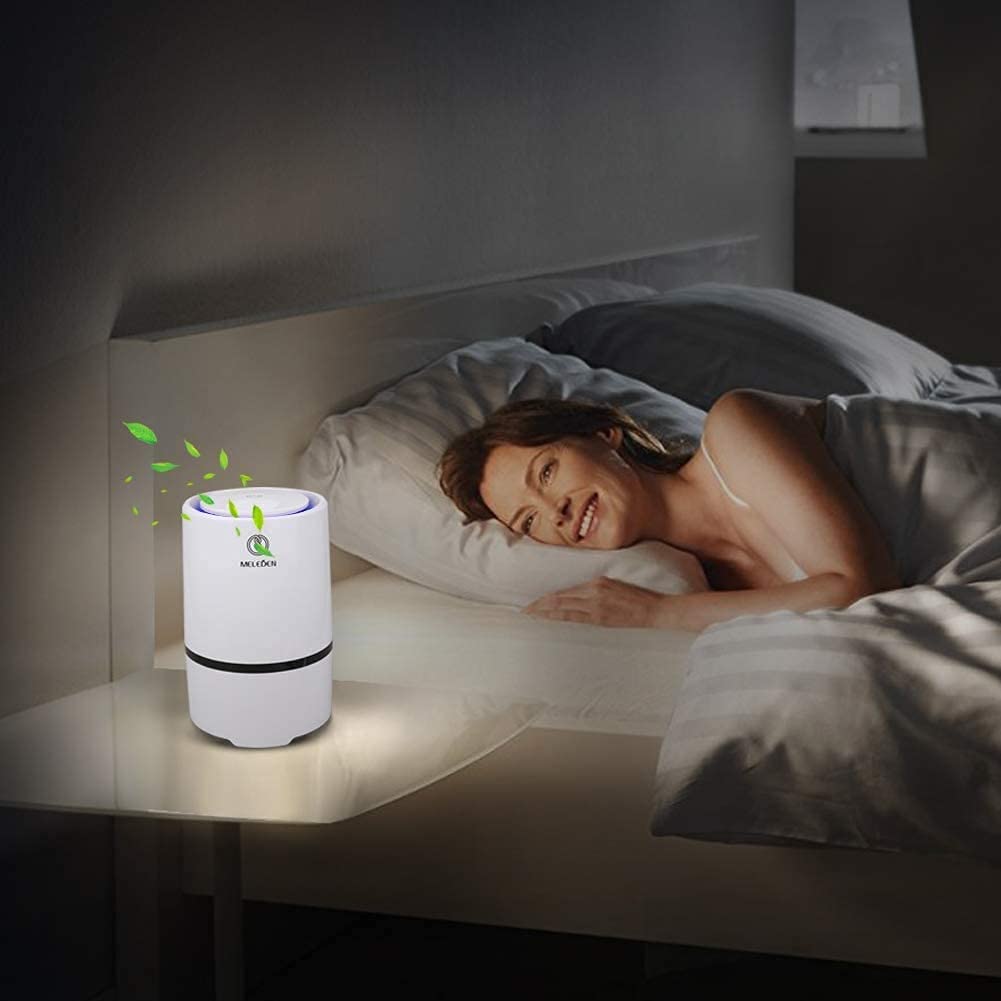 RJJ Purificador de Aire for el hogar con filtros, 2020 Purificadores de Aire de bajo Ruido de diseño de bajo Ruido, Limpiador de Aire de Escritorio