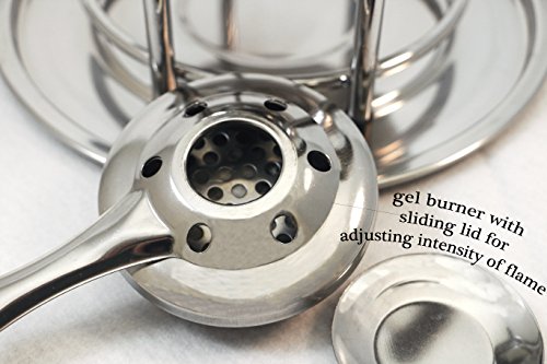 ExcelSteel 527 Fondue Set, 11 piece, Stainless Steel - Thumbnail 3