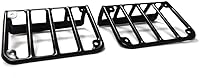 Vista 5 de Cubierta de luz trasera compatible con protectores de luz trasera de Jeep JK Wrangler 2007-2017, cubierta de luces, protector de luz trasera JK