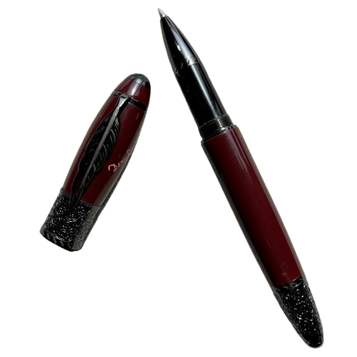 Metall-Füllfederhalter, EF-F-Feder, minimalistisch, High-End, Luxus, für Schule, Büro, Schreibbedarf, Tintenroller (08, Stift mit Box)