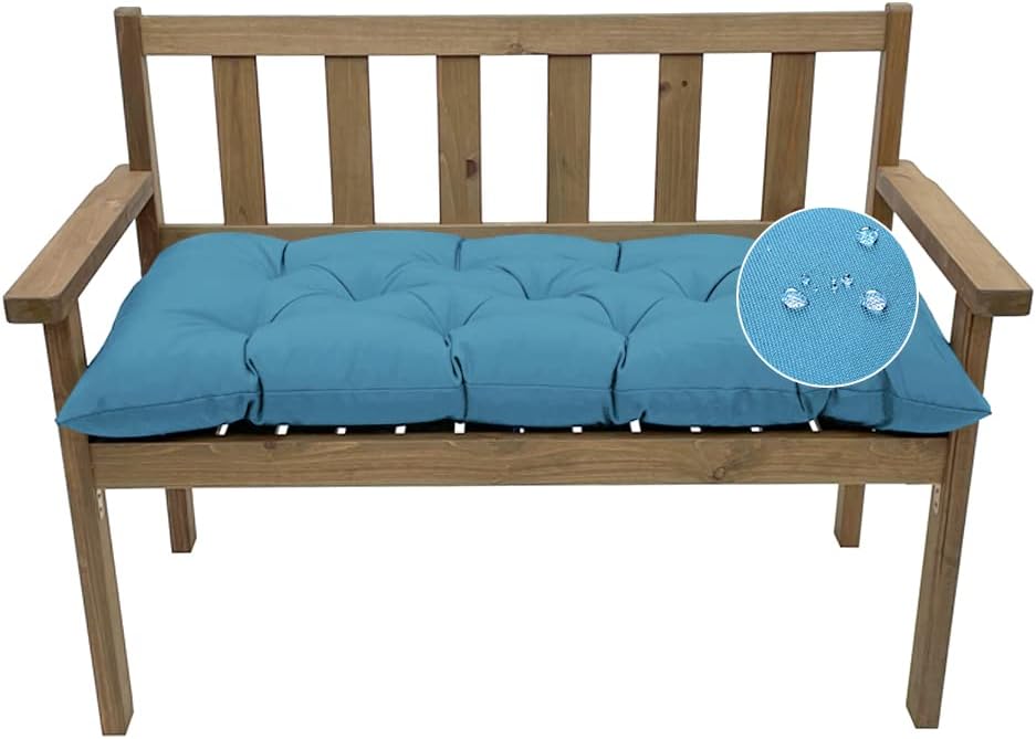 EZOPII Outdoor Bench Cushion, Waterproof Swing Cushion