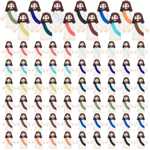 Figurines de Jésus de Pâques mini statues religieuses œuf de Pâques cadeau lot de 60 Draupnir