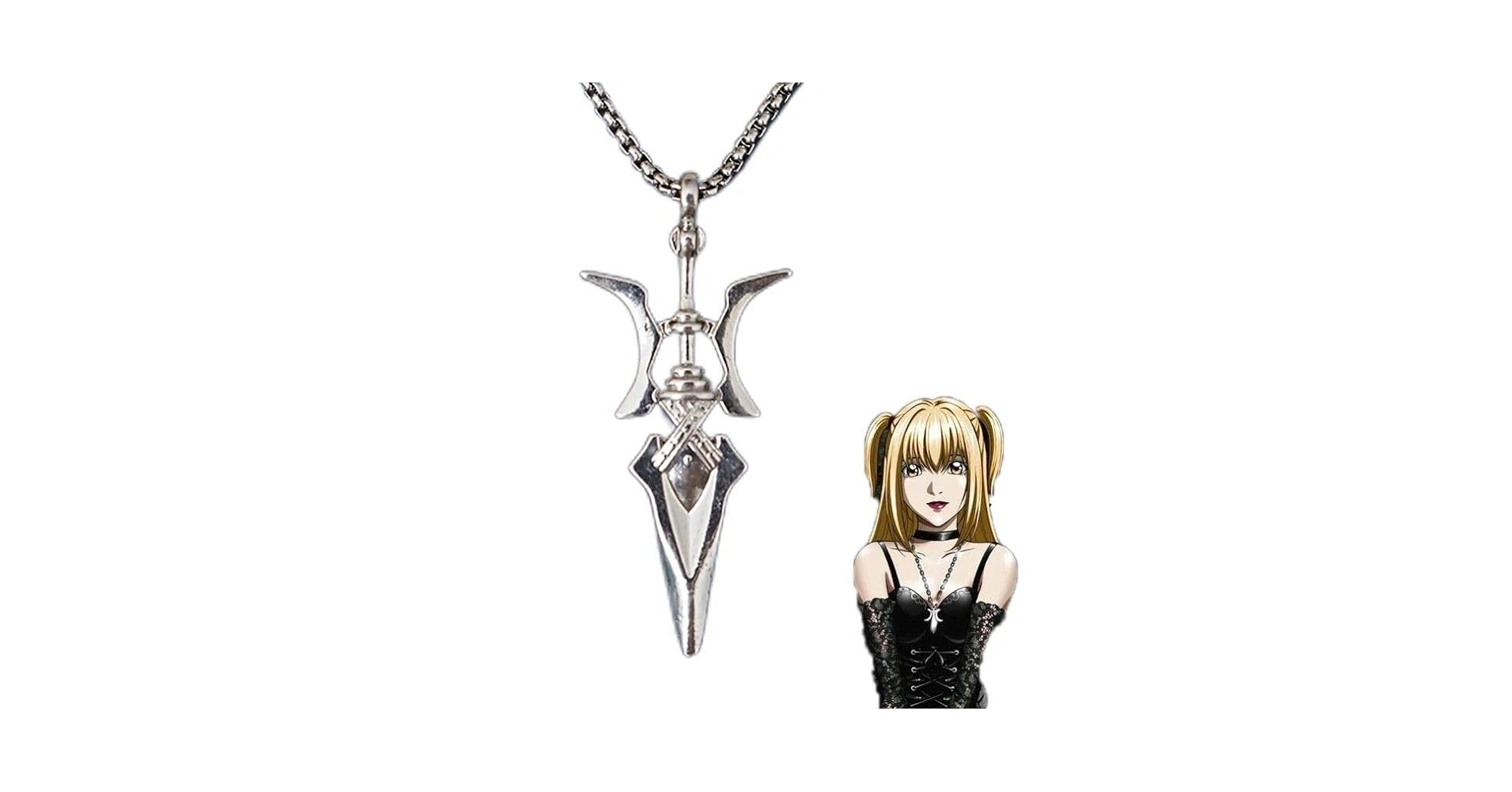 デスノート DEATHNOTE シルバーネックレス デスノートペンダント
