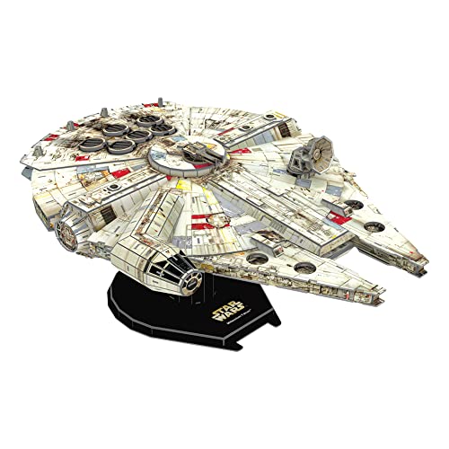 University Games Star Wars Millennium Falcon - Kit de modelo 3D, color gris