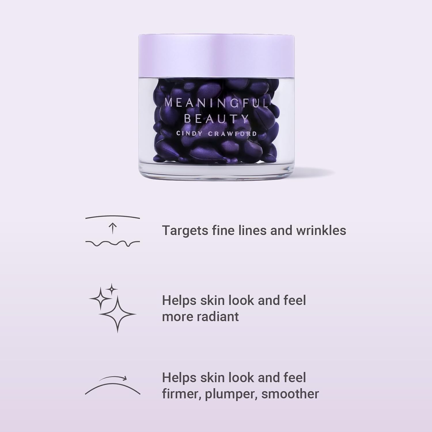 Meaningful Beauty Wrinkle Smoothing Capsules Advanced Formula With Hyaluronic Acid , 60 Count(20 Count (Pack of 1))