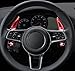 iJDMTOY Red CNC Billet Aluminum Large Paddle Extensions Compatible with Porsche Cayenne Macan Panamera 911 Cayman/Boxster 718