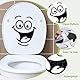Wc Aufkleber 6 Stück Witziger Wandaufkleber Aufkleber Wc Sitz Toilettensitz Wandtattoo In Deiner Deckel SchließEn Wand Aufkleber Sticker