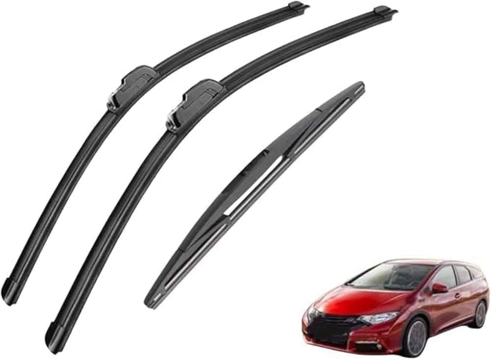 Nysldsco Normal Premium Exact Fit Windscreen Wiper Blades For Cr-V 2017-2021 26+16+12In Durable Natural Rubber Easy Fit For A Quiet And Streak Free Wipe