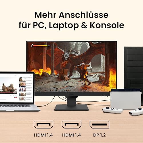 BenQ GW2790E 27 Zoll Eye-Care Gaming Monitor, 100Hz, 1920x1080p, IPS, integrierte Lautsprecher, Wandhalterung, Thin Bezel, Smarte Helligkeitsanpassung, 2X HDMI, DisplayPort – Bild 5