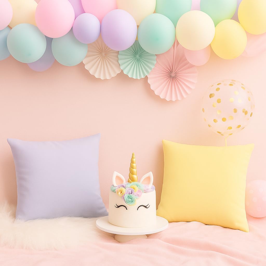6 PCS Pastel Calm Down Corner Throw Pillowcase 18x18 Inch Square Throw Pillow Covers Reading Nursery Home Bedroom Decor Teacher Counselor(Covers Only) image 3