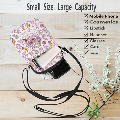Image of WZMPA Dragon Crossbody Bag Purple Dragon Gift Dragons Shoulder Bag Cartoon Merchandise