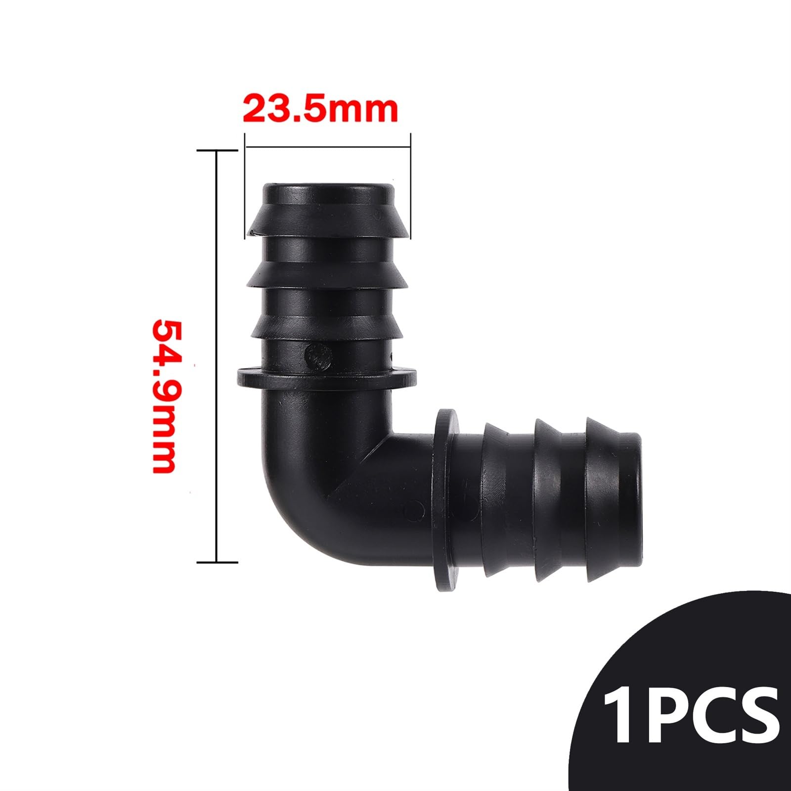 20 Pezzi Gomito Spinato 16 Mm A Innesto Rapido – Connettori Per Tubi Da Irrigazione A Goccia