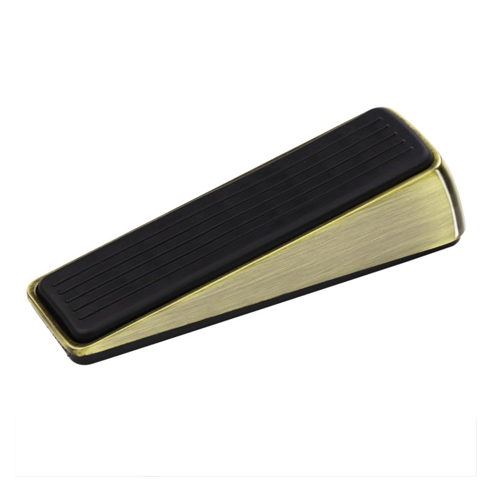 Kiddibubzi Color 04 Zinc Alloy Door Wedge Stop Door Stopper Rubber Hidden Door Holders Bronze Gold Black Bright Chrome Door Hardware(Color 04)