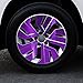 ZWMBAOR Autocollants Roue,Film Protecteur Jante Pneu Placage,pour 2019 V-olkswagen Tharu,Imperméable Et Résistant Aux Rayures,Disponible en Neuf Couleurs,pour Décoration Voiture,Purple