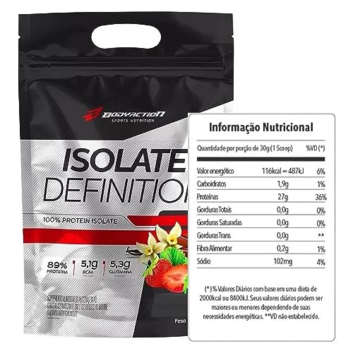 Whey Isolate Definition 1800g Refil - Body Action (BAUNILHA)