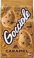 Pavesi Biscotti Frollini Gocciole Caramel, Biscotti da Colazione con Granella di Caramello e Gocce di Cioccolato Fondente, Senza Olio di Palma, 300 g